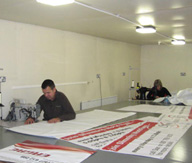 PVC Banner Finishing